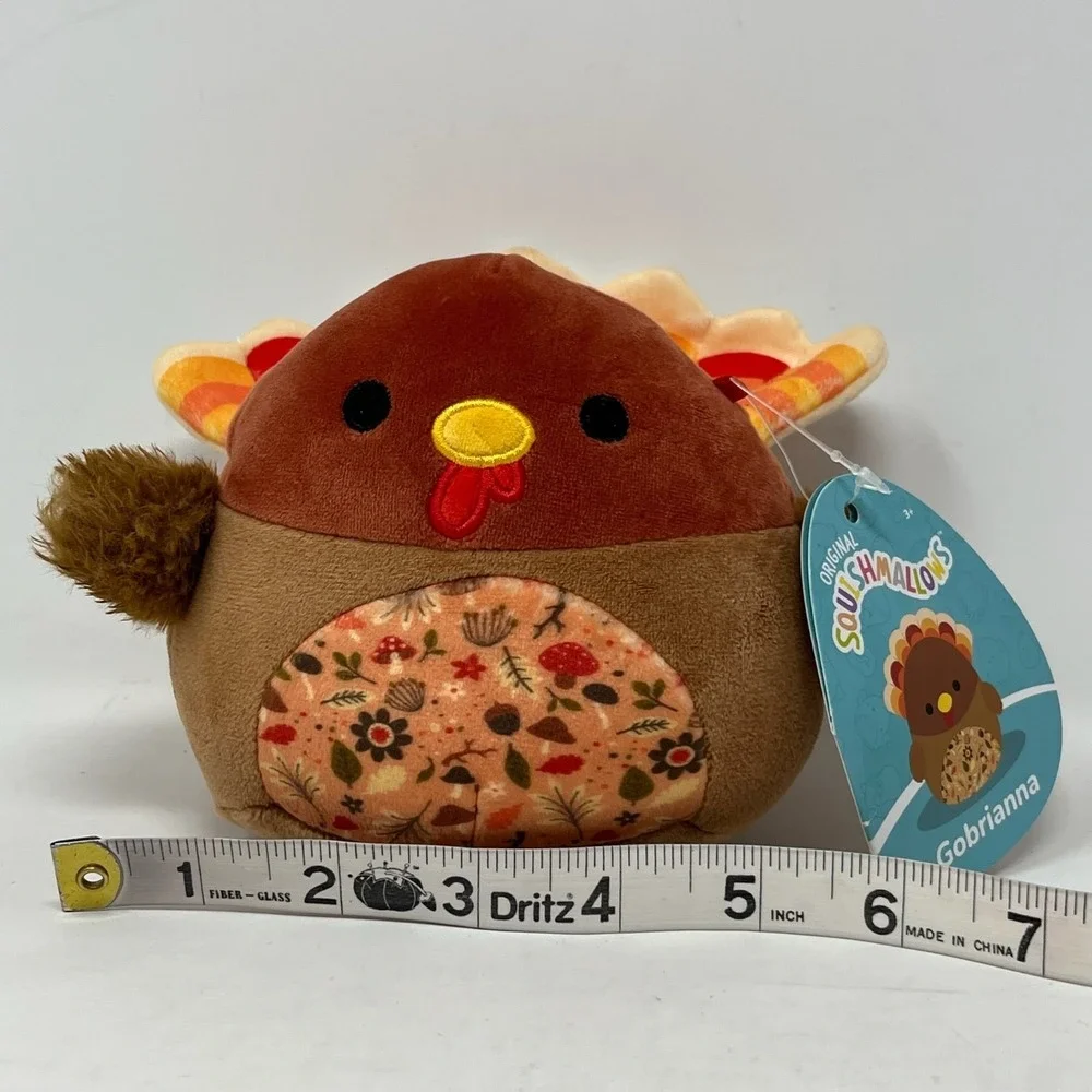 Squishmallows Gobrianna the Turkey Plush Toy Stuffed Animal 5